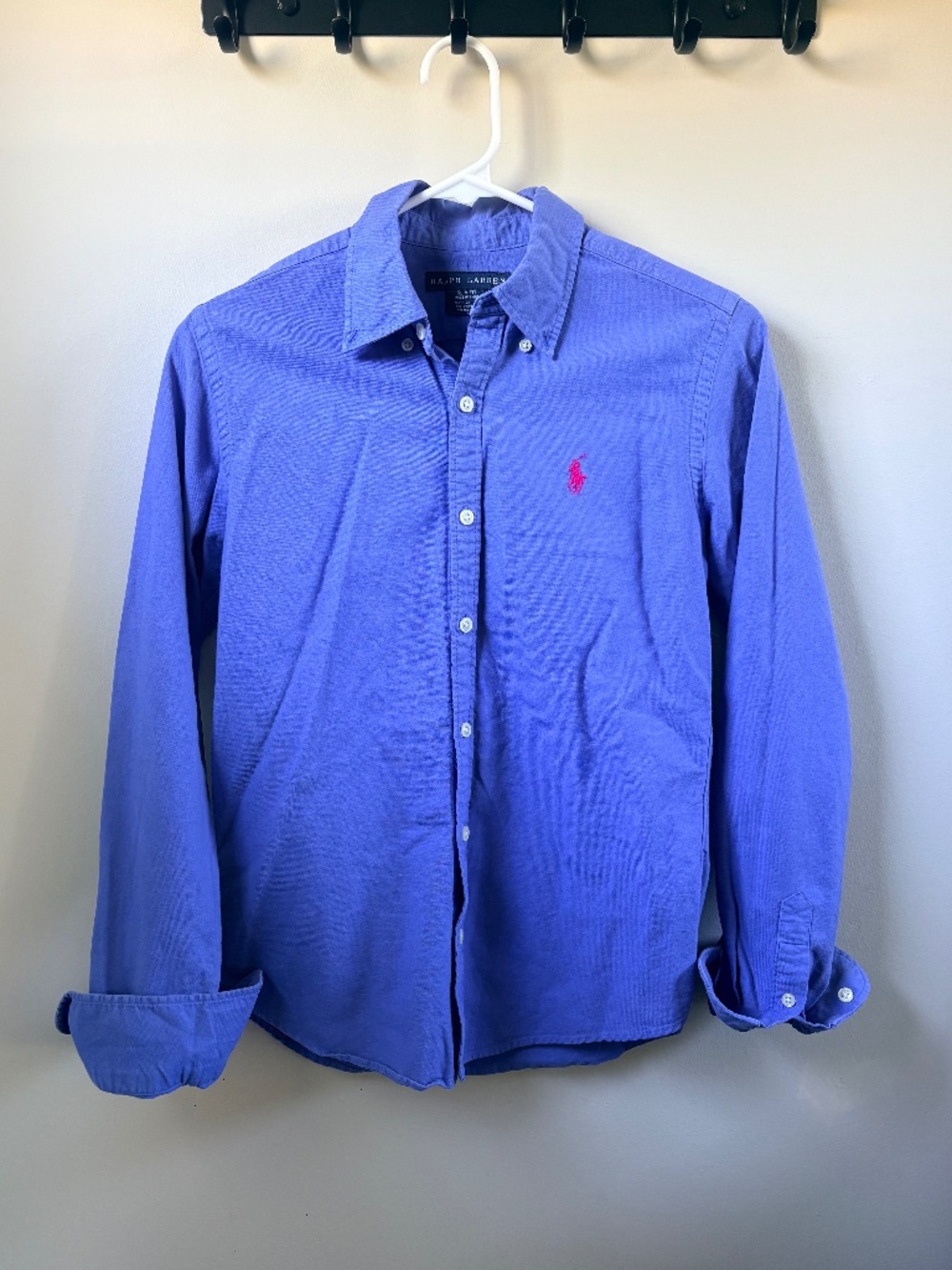 Ralph Lauren Slim Fit Blue Button Down Shirt